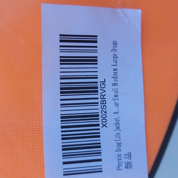 Phyxin xl dog life jacket orange - Picture 5 of 5